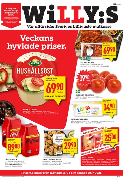 WILLY:S reklamblad i vecka 29 sida 1
