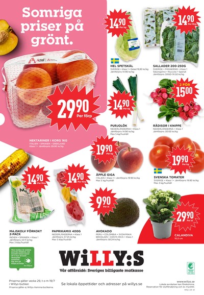 WILLY:S reklamblad i vecka 29 sida 8