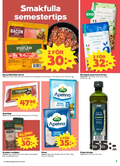 Coop reklamblad i vecka 29 sida 5