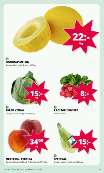 Tempo reklamblad i vecka 29 sida 2