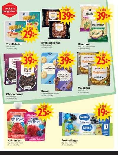 Matöppet reklamblad i vecka 29 sida 2