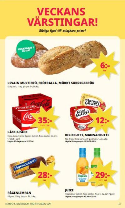 Tempo reklamblad i vecka 29 sida 4
