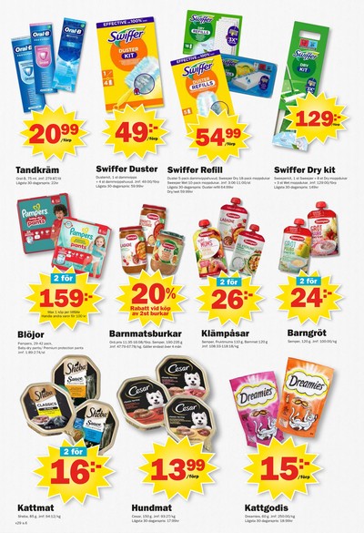 Pekås reklamblad i vecka 29 sida 6