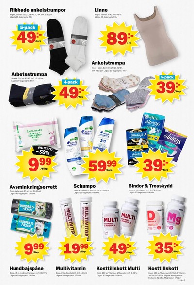 Pekås reklamblad i vecka 29 sida 7