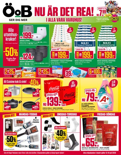 ÖoB reklamblad i vecka 29 sida 1