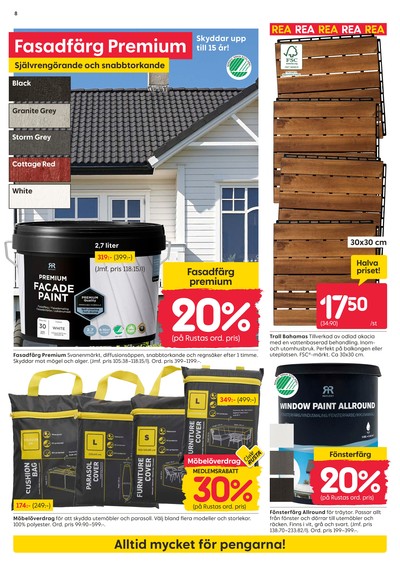 Rusta reklamblad i vecka 29 sida 8