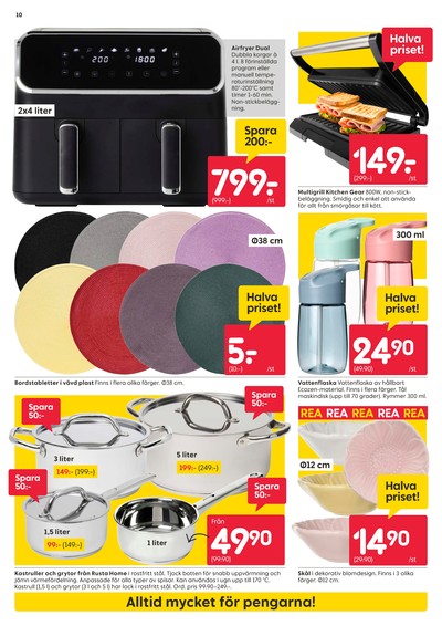 Rusta reklamblad i vecka 29 sida 10