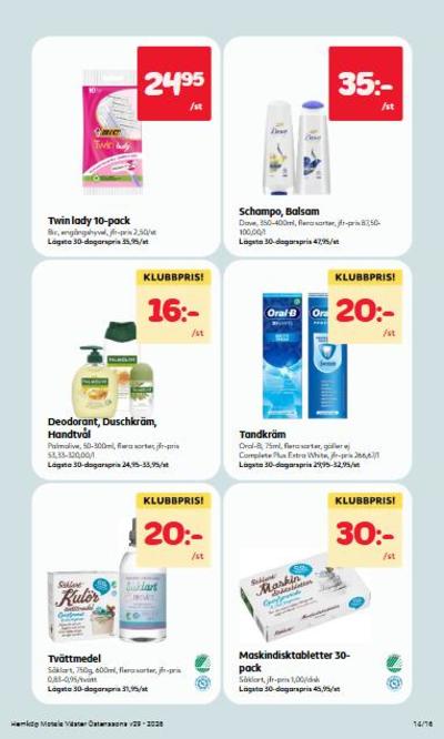 Östenssons reklamblad i vecka 29 sida 14
