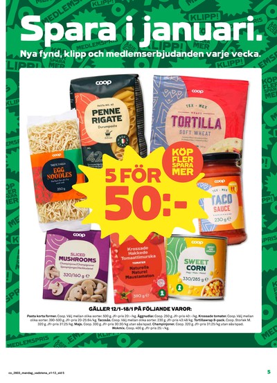 Coop reklamblad i vecka 3 sida 5