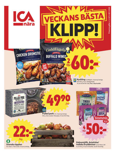 ICA Nära reklamblad i vecka 3 sida 1