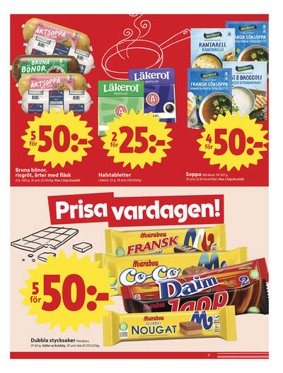 ICA Nära reklamblad i vecka 3 sida 9