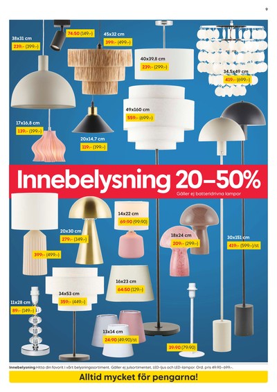 Rusta reklamblad i vecka 3 sida 9