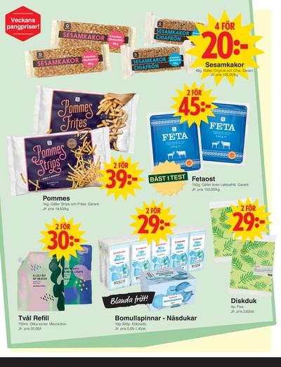 Matöppet reklamblad i vecka 3 sida 2