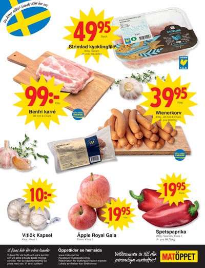Matöppet reklamblad i vecka 3 sida 4