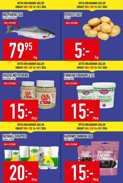 MatDax reklamblad i vecka 3 sida 4