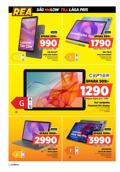 Power reklamblad i vecka 3 sida 36