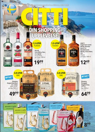 Citti reklamblad i vecka 30 sida 1