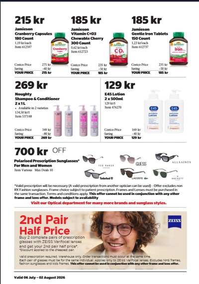 Costco reklamblad i vecka 30 sida 16