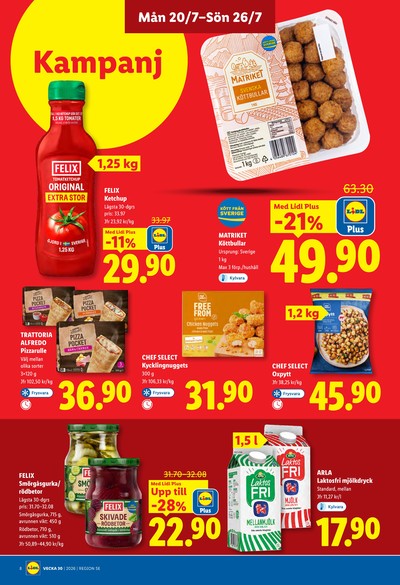 Lidl reklamblad i vecka 30 sida 8