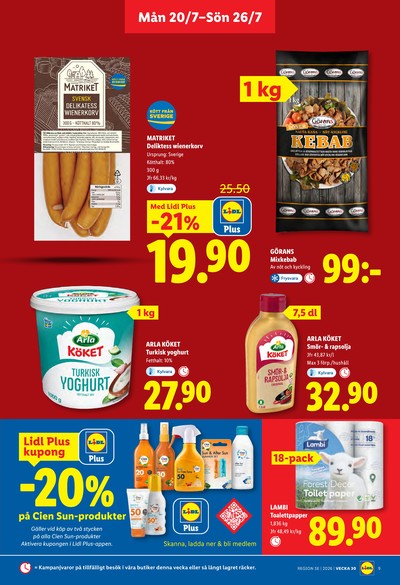 Lidl reklamblad i vecka 30 sida 9