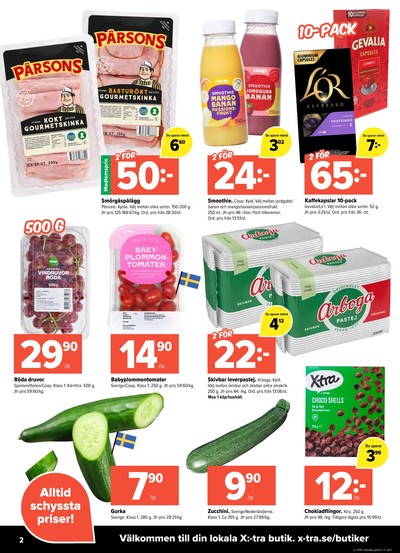 X:-tra reklamblad i vecka 30 sida 2