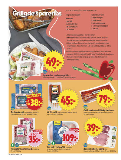 ICA Supermarket reklamblad i vecka 30 sida 4