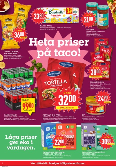 WILLY:S reklamblad i vecka 30 sida 2