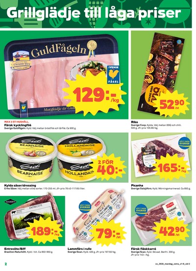 Coop reklamblad i vecka 30 sida 2