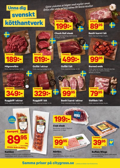 City Gross reklamblad i vecka 30 sida 2