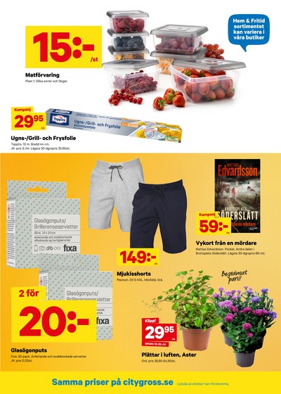 City Gross reklamblad i vecka 30 sida 9