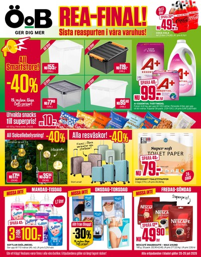 ÖoB reklamblad i vecka 30 sida 1
