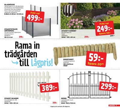Jem & Fix reklamblad i vecka 30 sida 15