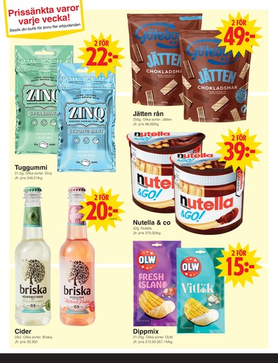 Matöppet reklamblad i vecka 30 sida 3