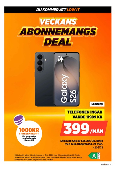 Power reklamblad i vecka 30 sida 15