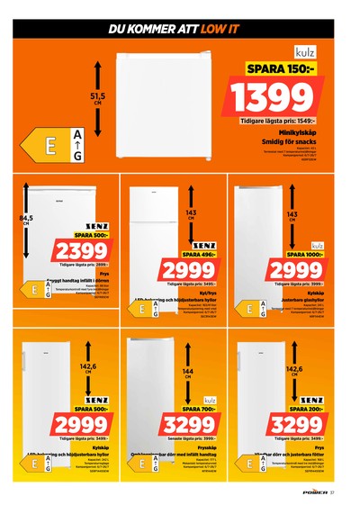 Power reklamblad i vecka 30 sida 37