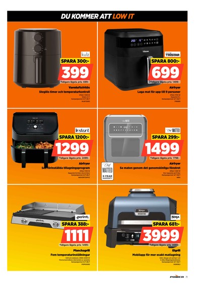 Power reklamblad i vecka 30 sida 71