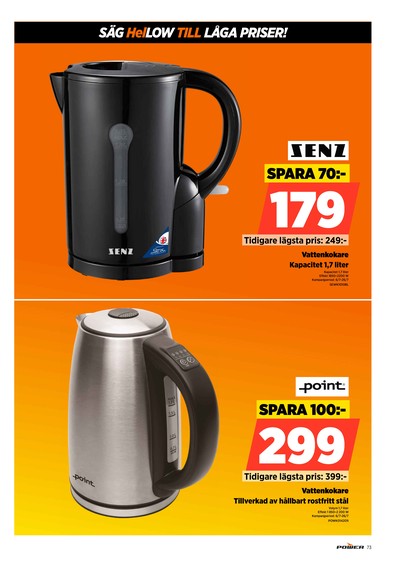 Power reklamblad i vecka 30 sida 73