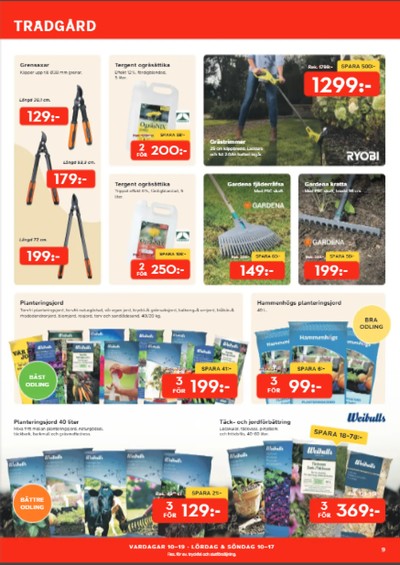 Bo Ohlsson reklamblad i vecka 30 sida 9