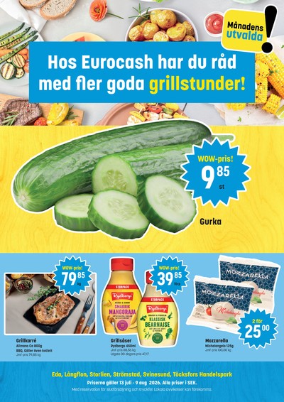 Eurocash reklamblad i vecka 31 sida 1