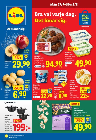 Lidl reklamblad i vecka 31 sida 1