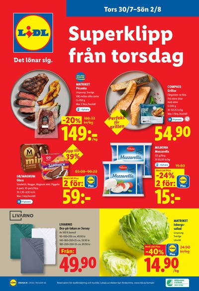 Lidl reklamblad i vecka 31 sida 28