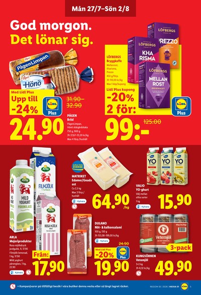 Lidl reklamblad i vecka 31 sida 5