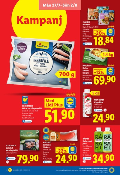 Lidl reklamblad i vecka 31 sida 6