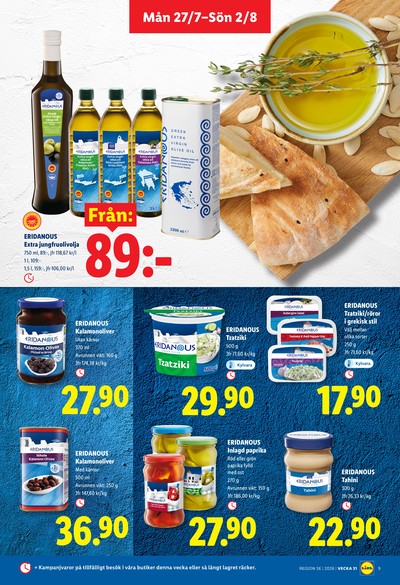 Lidl reklamblad i vecka 31 sida 9