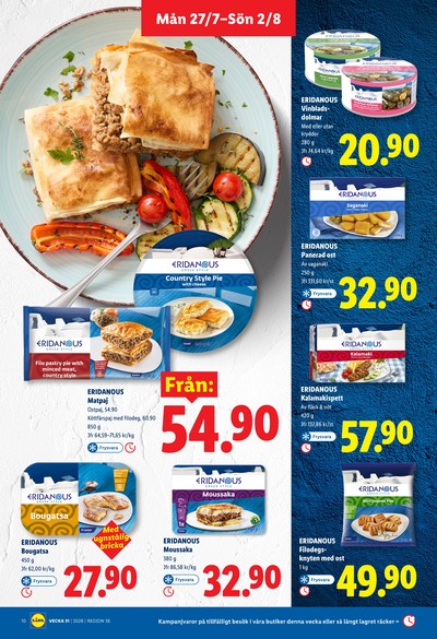 Lidl reklamblad i vecka 31 sida 10