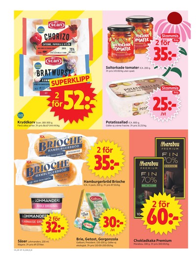 ICA Supermarket reklamblad i vecka 31 sida 2