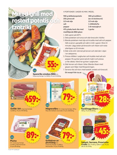 ICA Supermarket reklamblad i vecka 31 sida 4