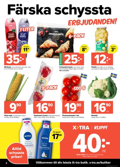 X:-tra reklamblad i vecka 31 sida 2