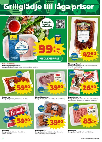 Coop reklamblad i vecka 31 sida 2