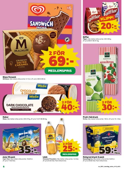 Coop reklamblad i vecka 31 sida 6
